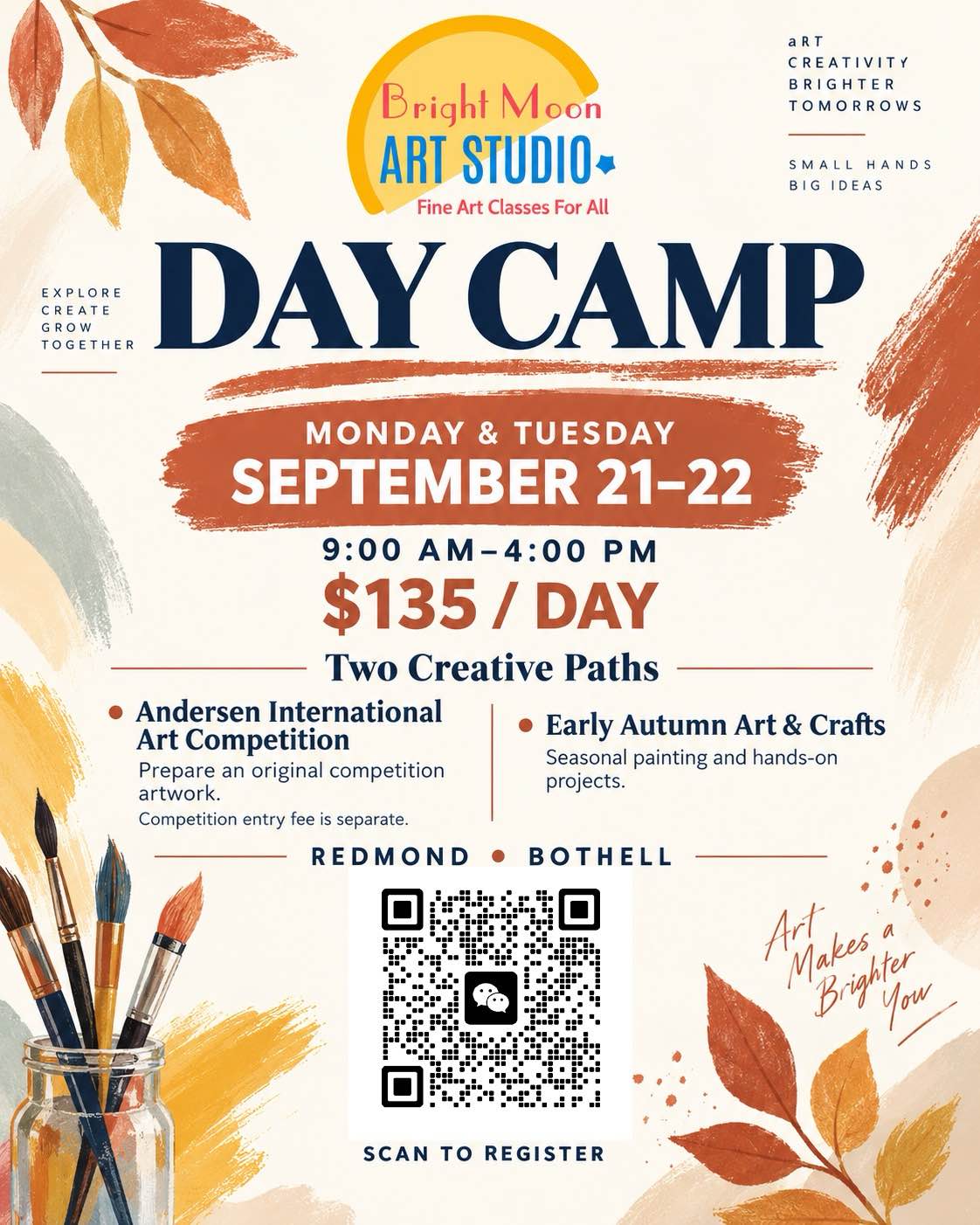 School Holiday Day Camp: Andersen Contest Prep / Autumn Crafts